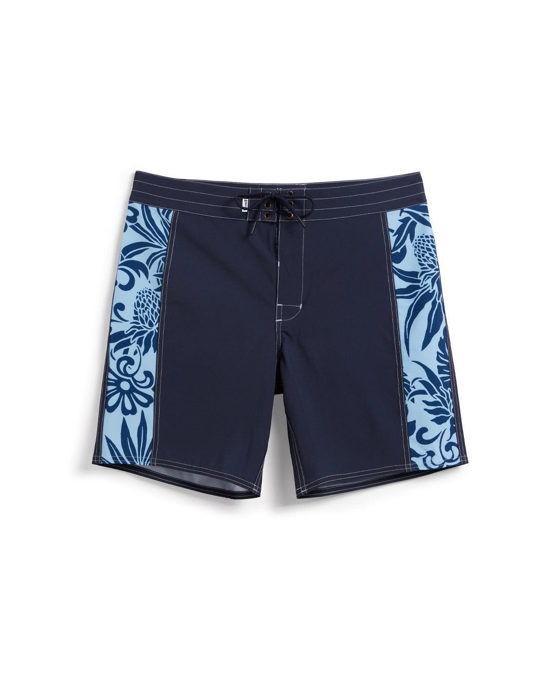 Birdie Boardshorts - Black Floral Male Product Image