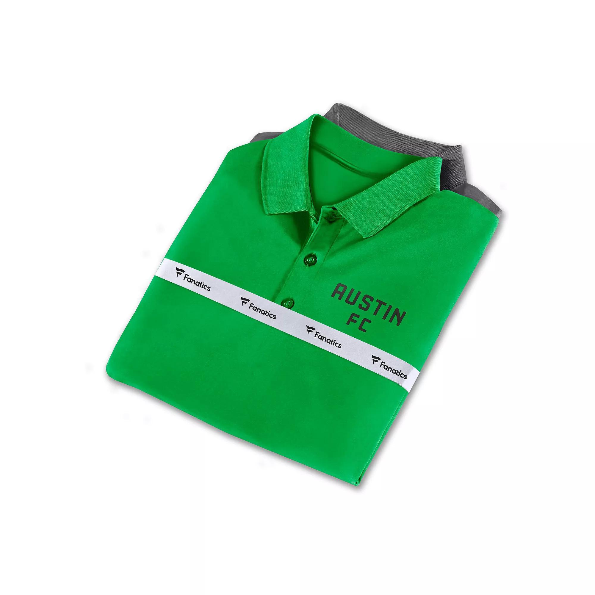 Mens Fanatics Branded Green/Gray Austin FC Iconic Polo Combo Set Product Image