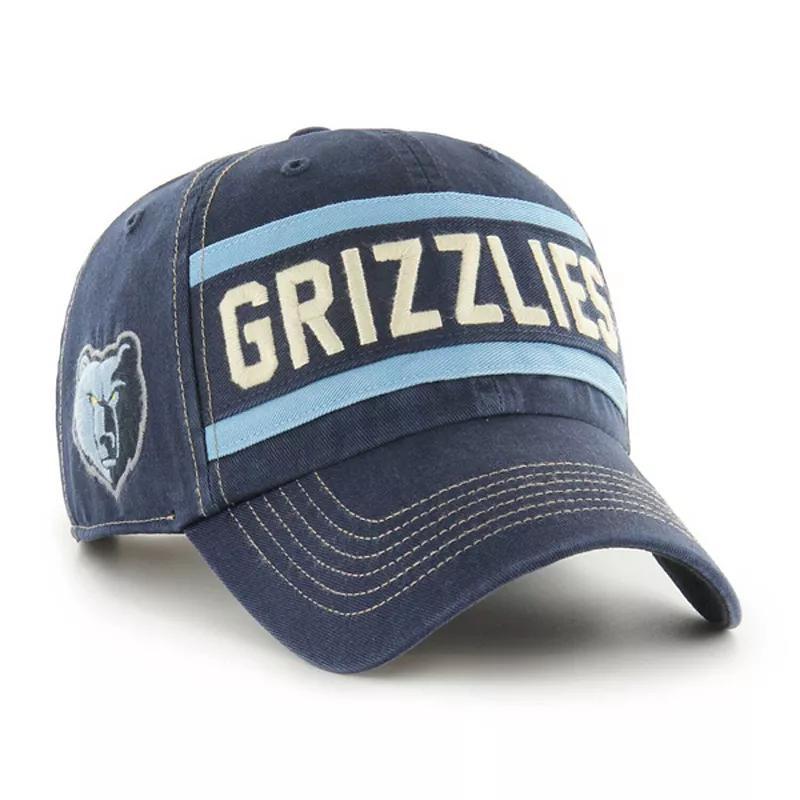 Mens 47 Navy Memphis Grizzlies Quick Snap Clean Up Adjustable Hat, Grz Blue Product Image