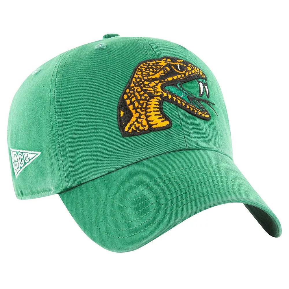Men's '47 Green Florida A&M Rattlers Side & Back Clean Up Adjustable Hat, Nc2 Green Product Image