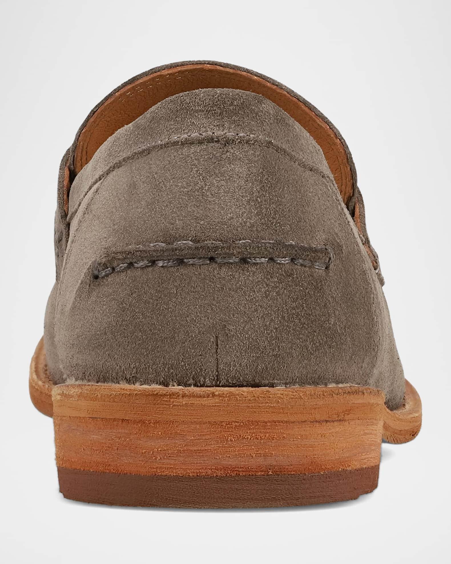 Men's Tyler Flex Suede Penny Loafers Product Image