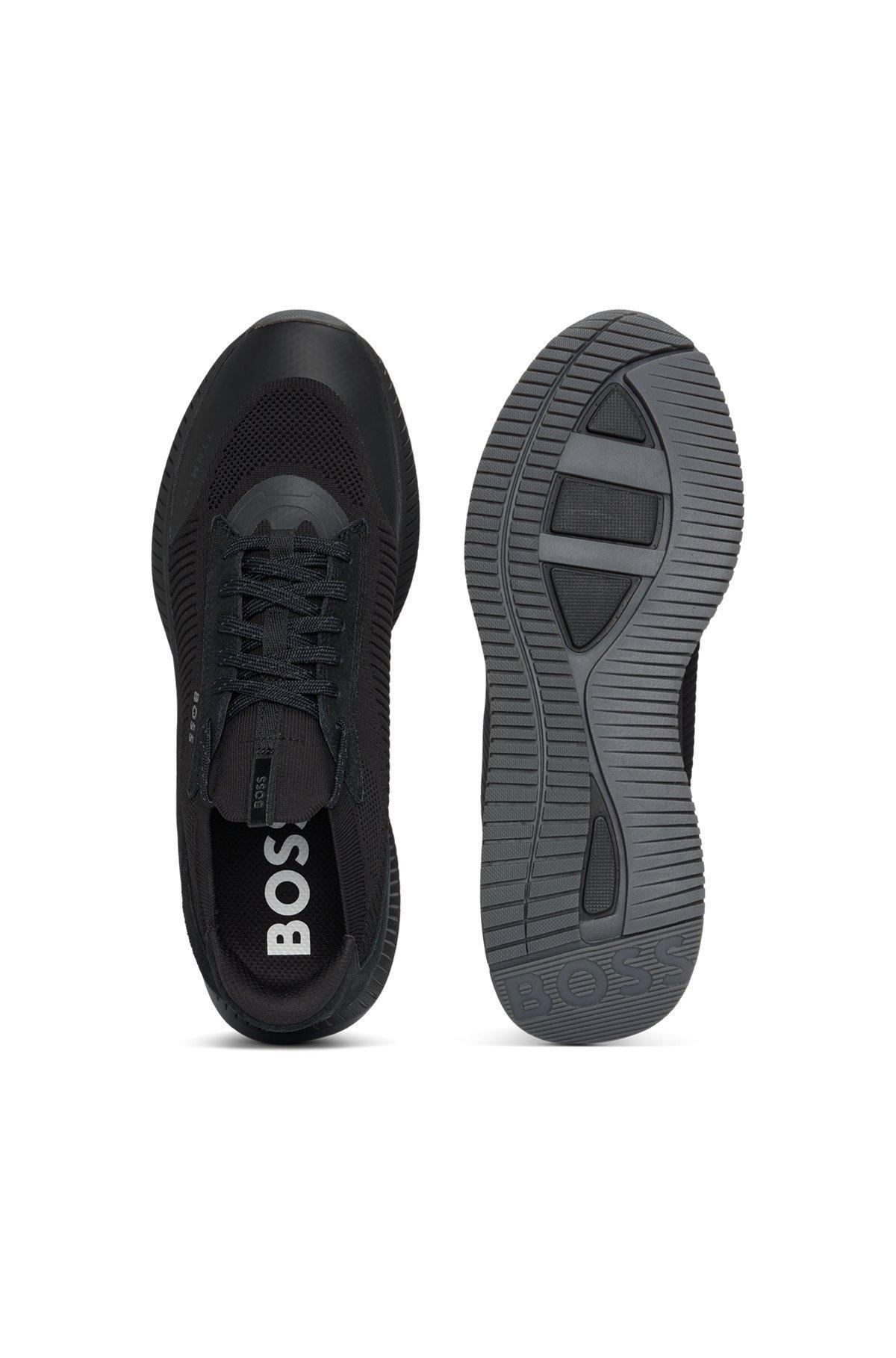 BOSS - TTNM EVO trainers with knitted uppers - Black Product Image