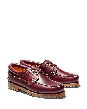 Timberland Mens 3-Eye Lug Handsewn Leather Boat Shoes Product Image
