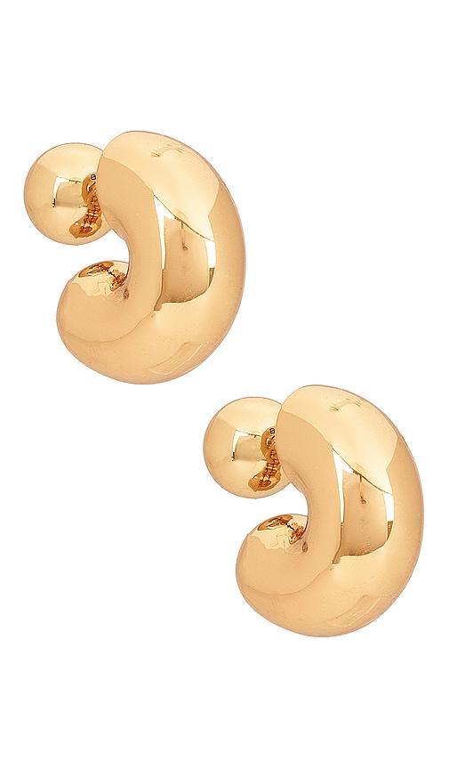 Tome Medium Hoop Earrings Jenny Bird Product Image