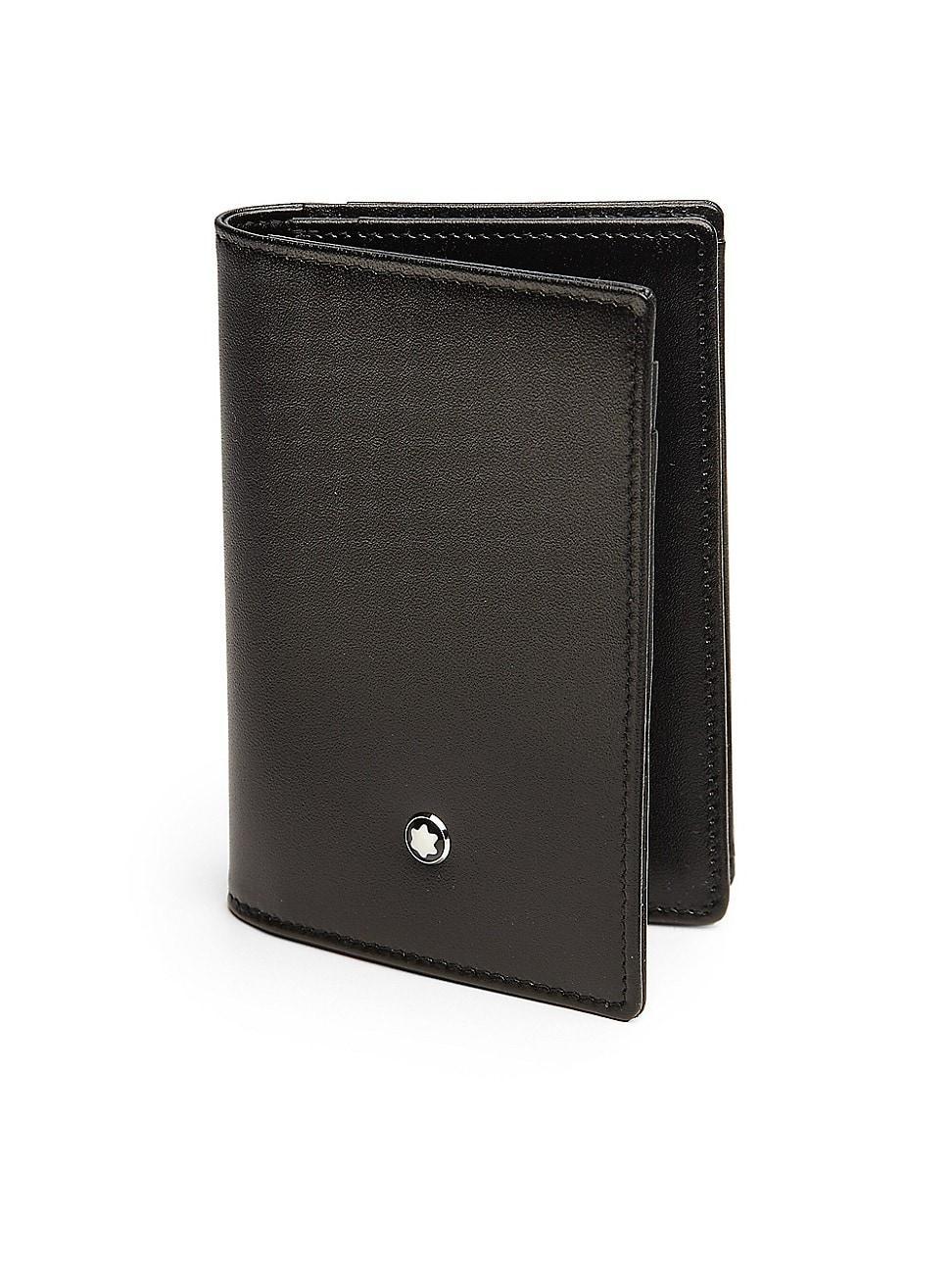 Montblanc Meisterstuck Leather Business Card Holder with Gusset Product Image