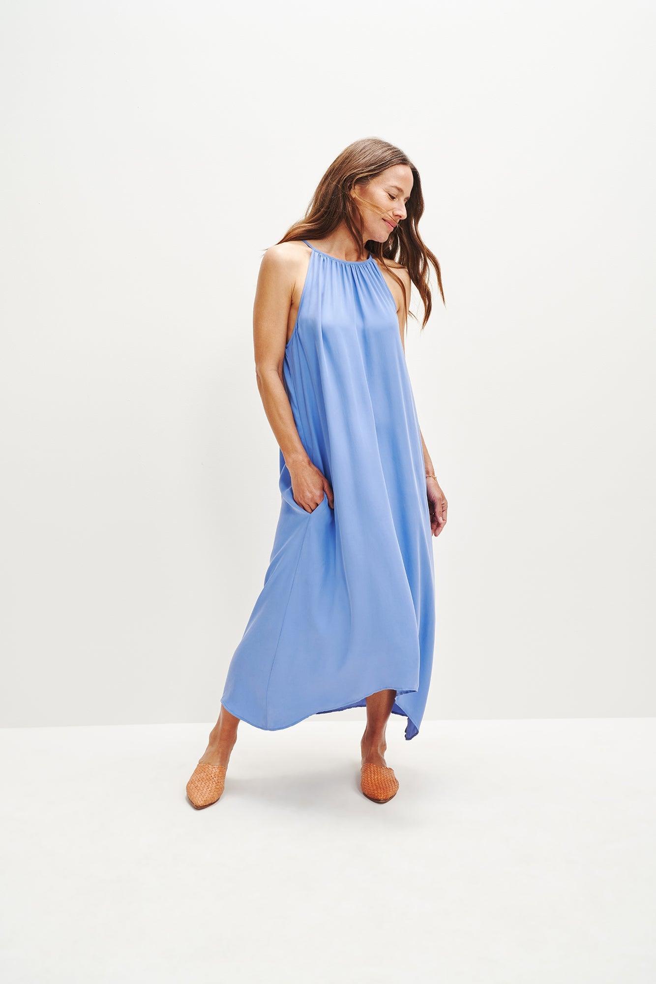Jasmin Cottonseed Cupro Dress - ReAmour Female Product Image