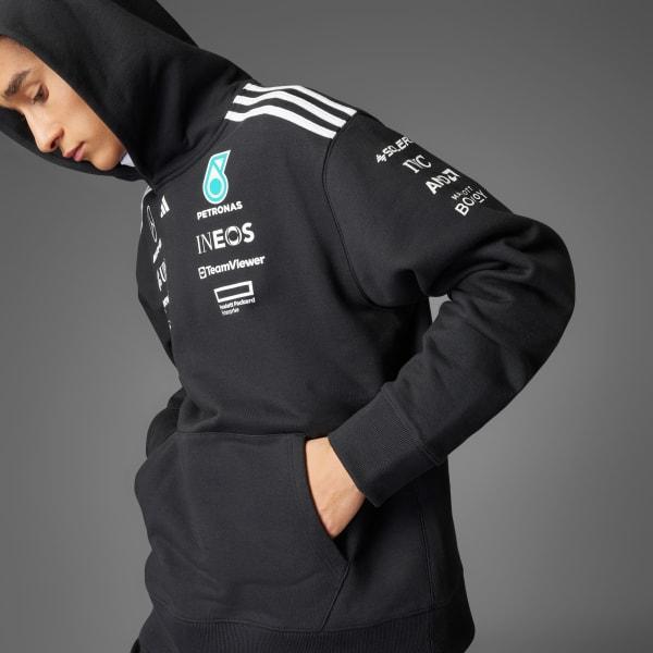 adidas MERCEDES - AMG PETRONAS FORMULA ONE TEAM HOOD Black M Mens Product Image