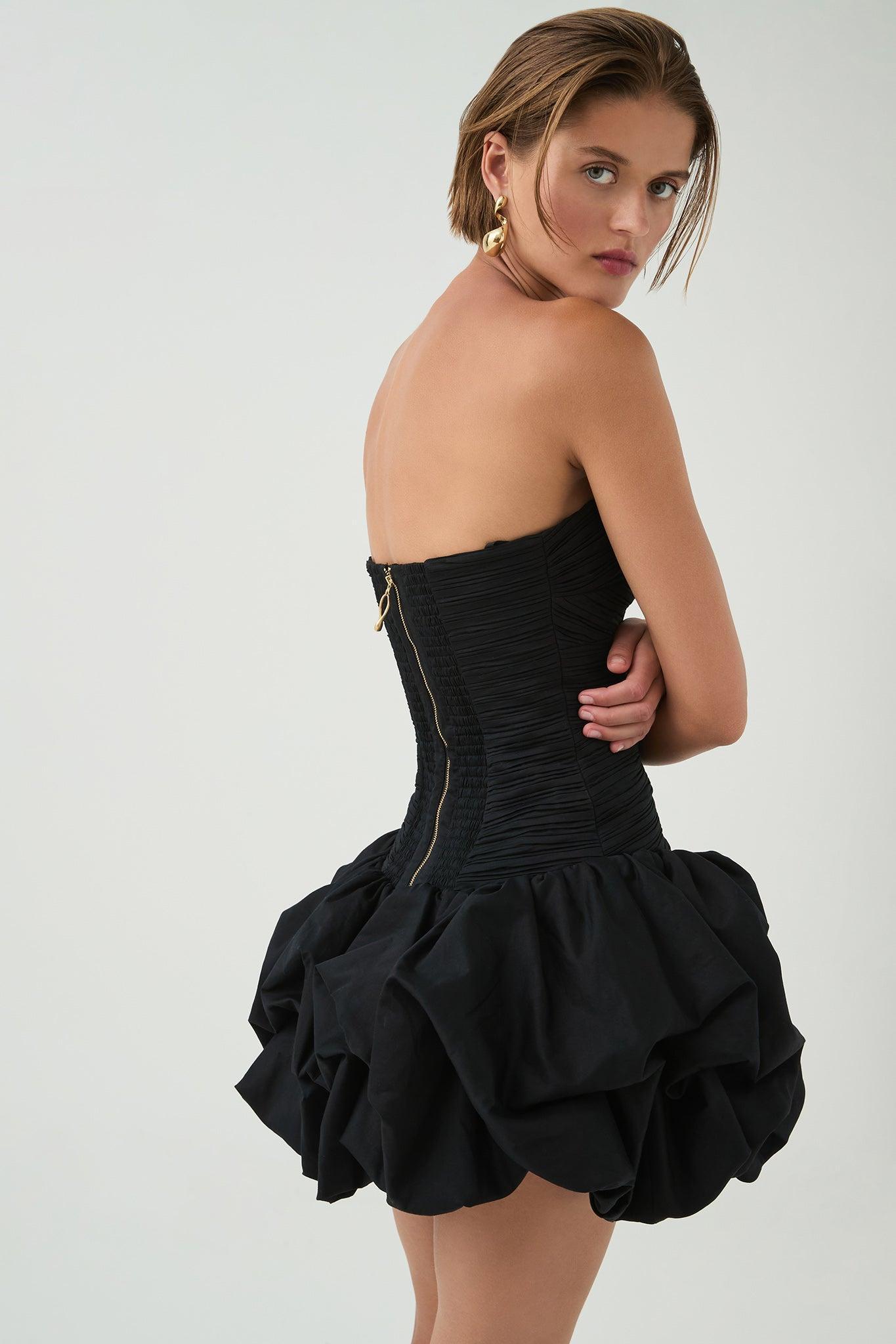 Violette Bubble Hem Mini Dress Product Image