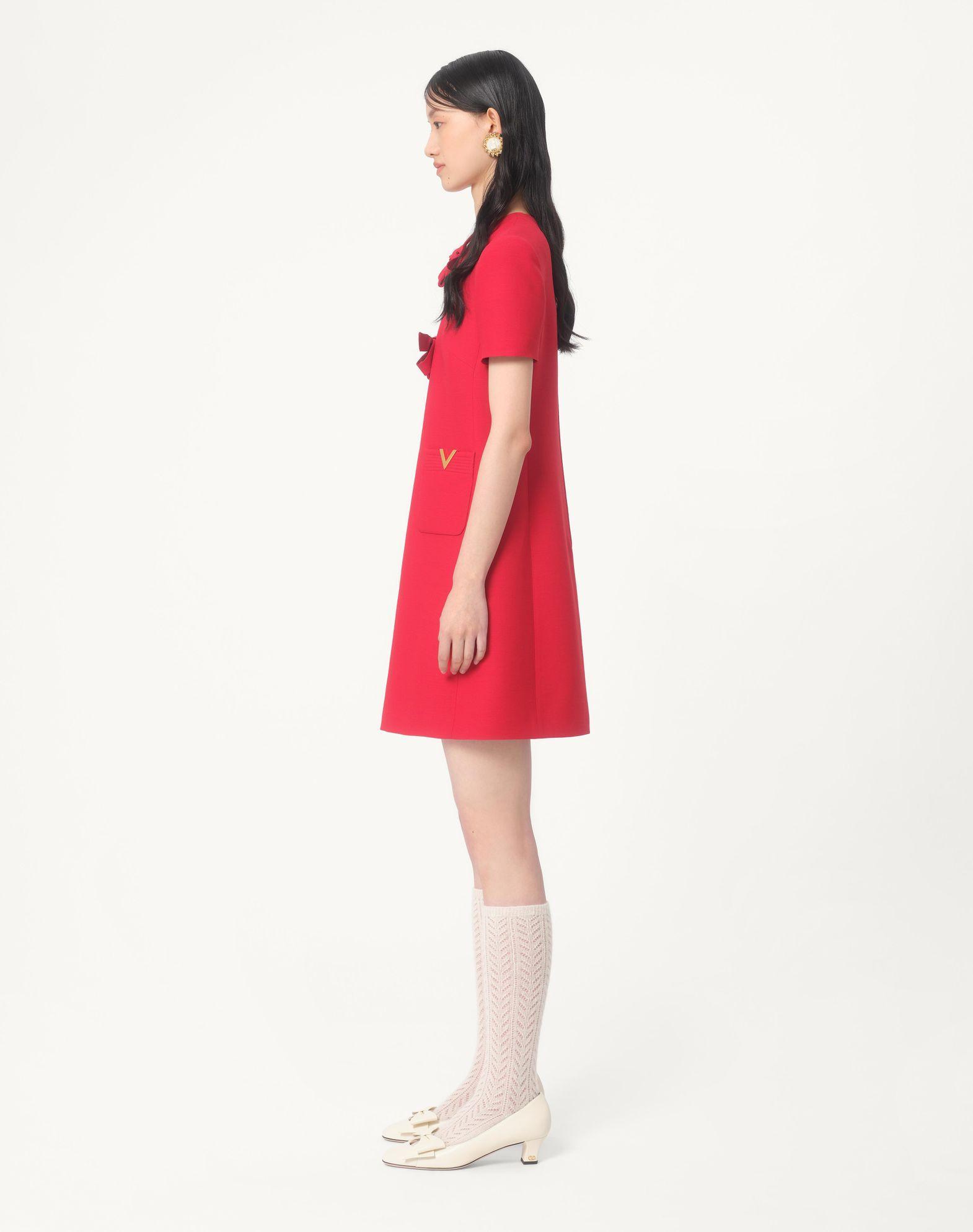 Crepe Couture Short Dress  Product Image