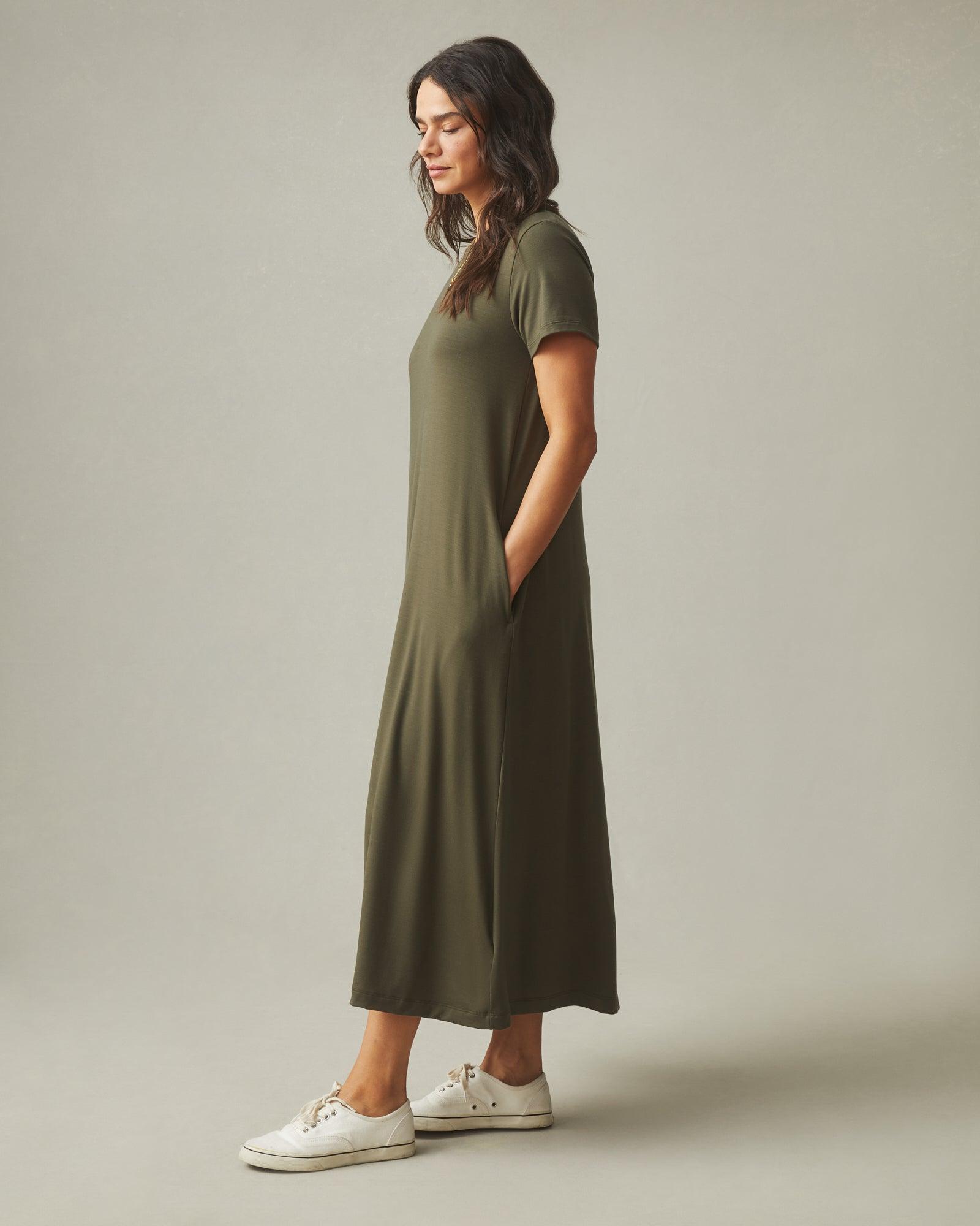 Women's Flex Maxi Dress - Olive Product Image