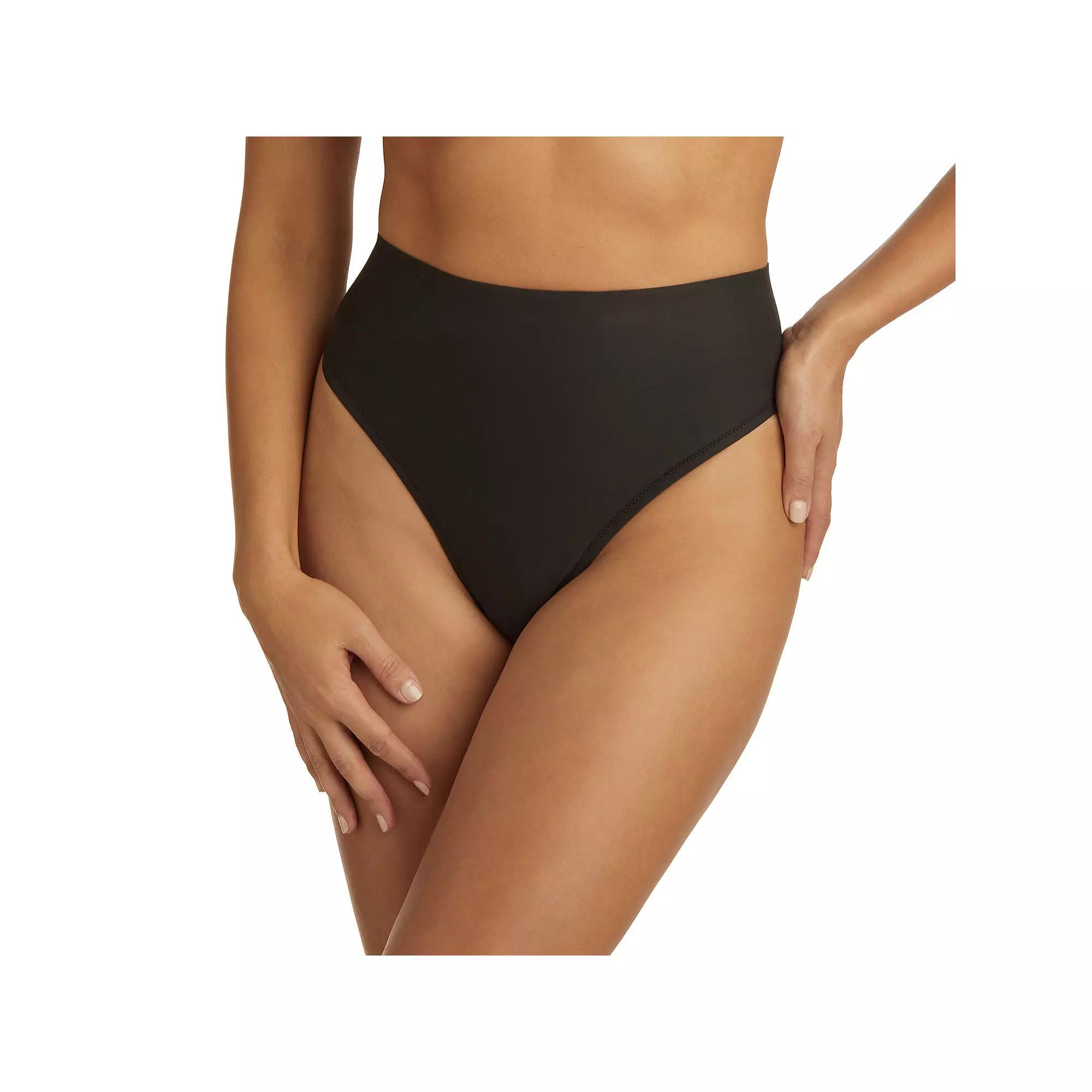 Womens Naomi & Nicole Firm Control Shapewear Sleek Solutions Waistline Thong 7499 Product Image