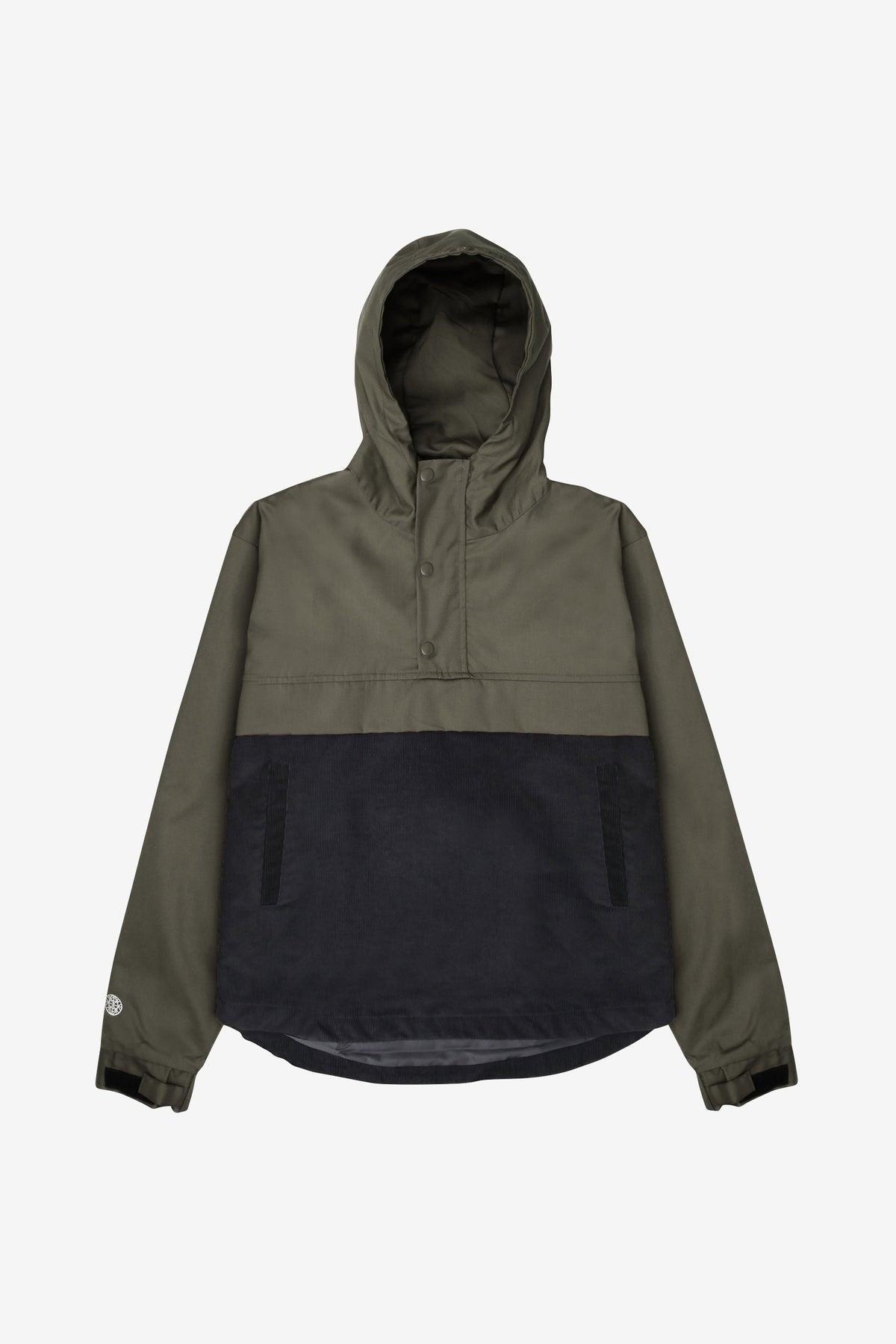 Blacksmith - Two Tone Corduroy/Canvas Pullover - Claret Product Image