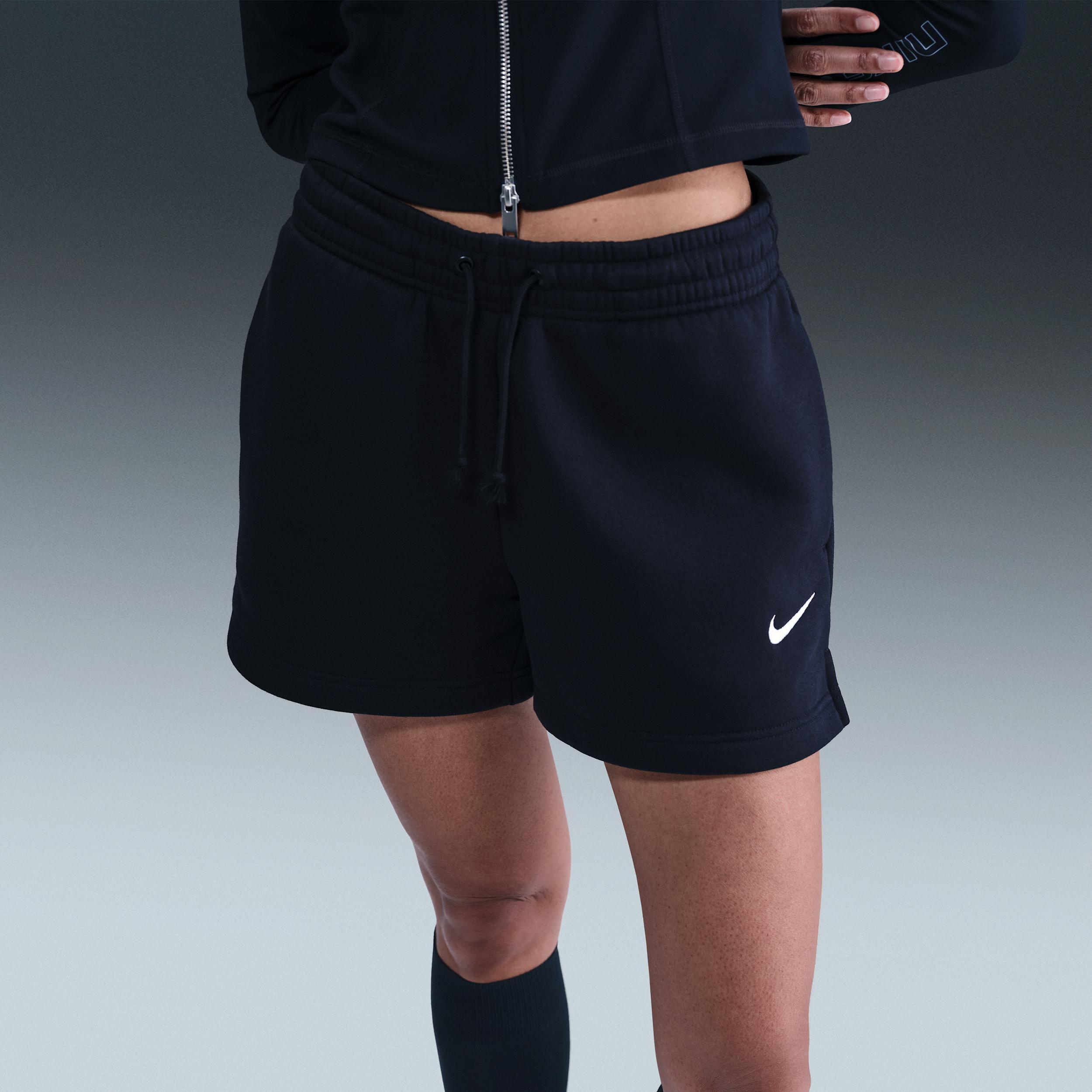 Women's Nike Sportswear Phoenix Fleece Mid-Rise 4" Shorts Product Image