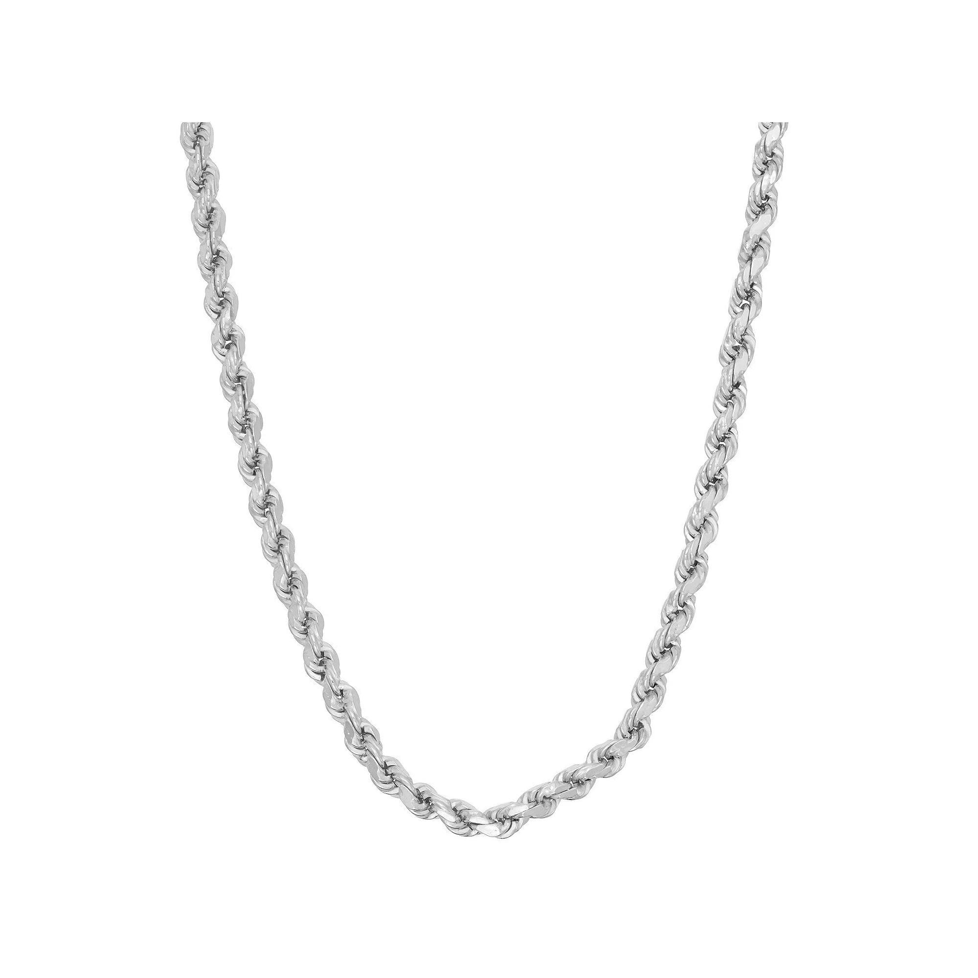 Jordan Blue Men's 14k Gold Over Sterling Silver Rope Chain Necklace, Size: 24" Product Image