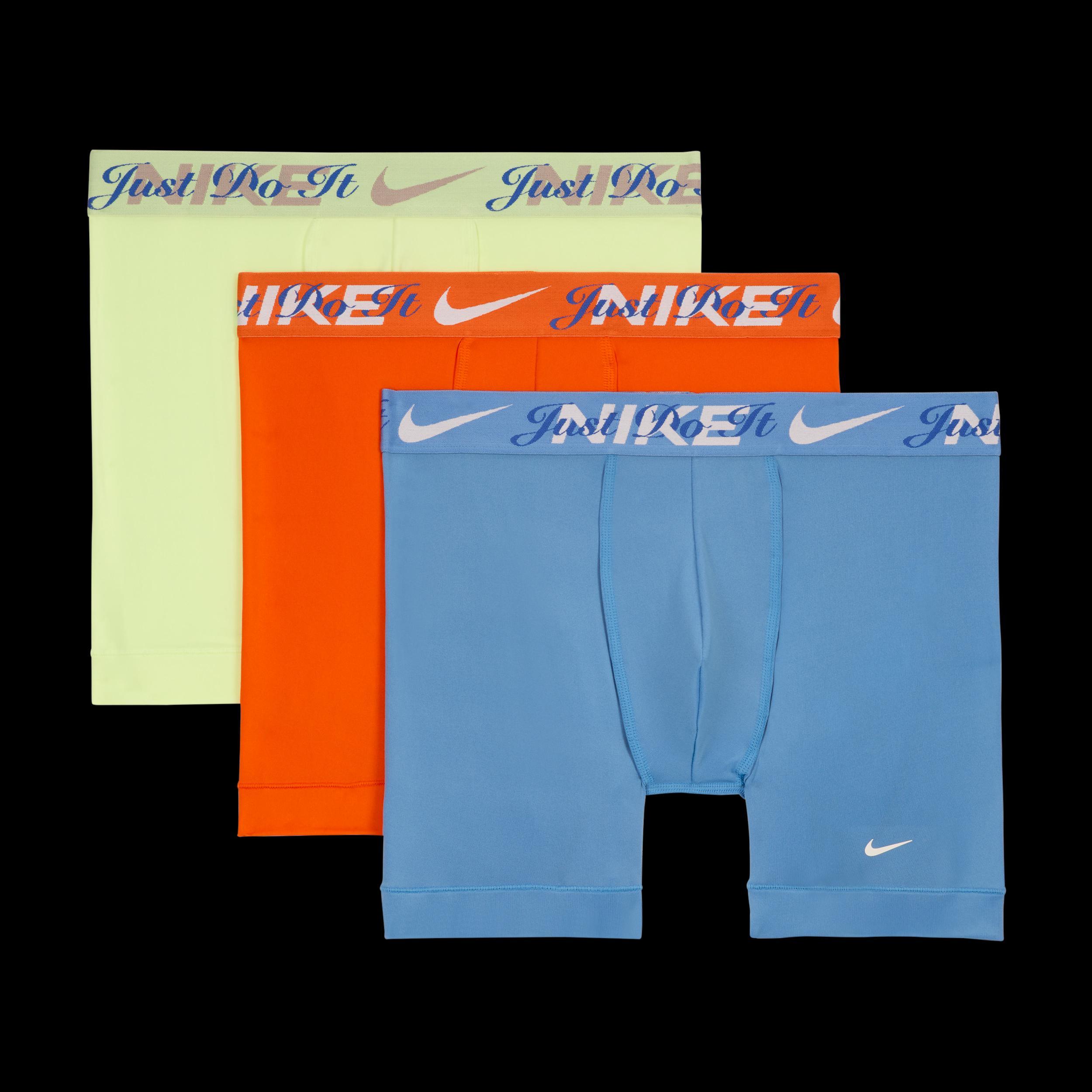 Nike Men's Dri-FIT Essential Micro Boxer Briefs (3-Pack) Product Image