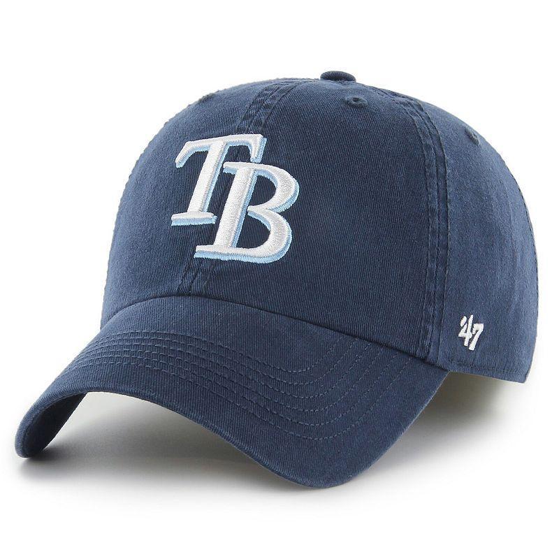 Men's '47 Navy Tampa Bay Rays Franchise Logo Fitted Hat, Size: 2XL, Blue Product Image
