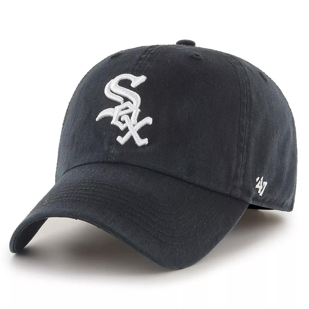 Men's '47 Black Chicago White Sox Franchise Logo Fitted Hat, Size: 2XL Product Image