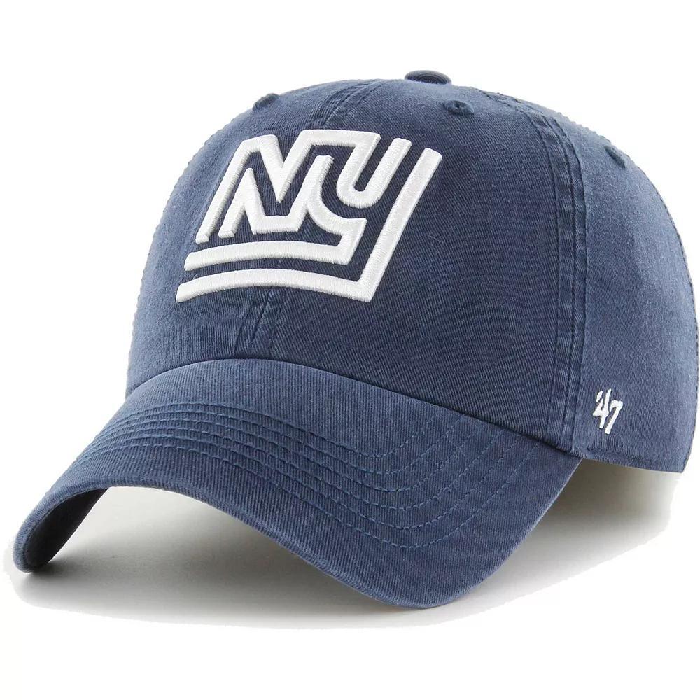 Men's '47 Navy New York Giants Gridiron Classics Franchise Legacy Fitted Hat, Size: Medium, Blue Product Image