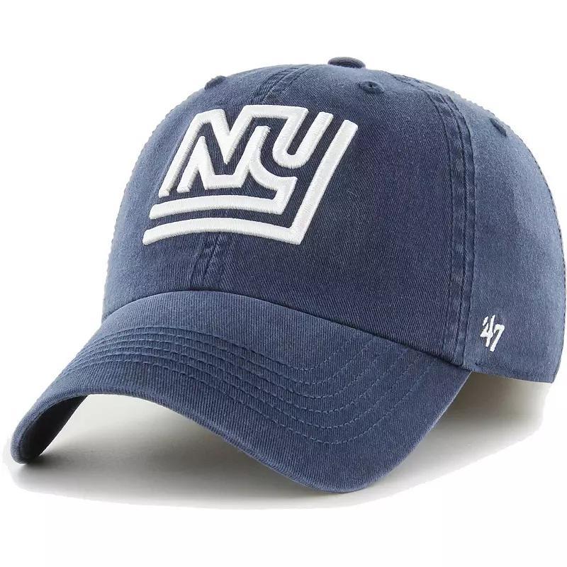 Men's '47 Navy New York Giants Gridiron Classics Franchise Legacy Fitted Hat, Size: Medium, Blue Product Image
