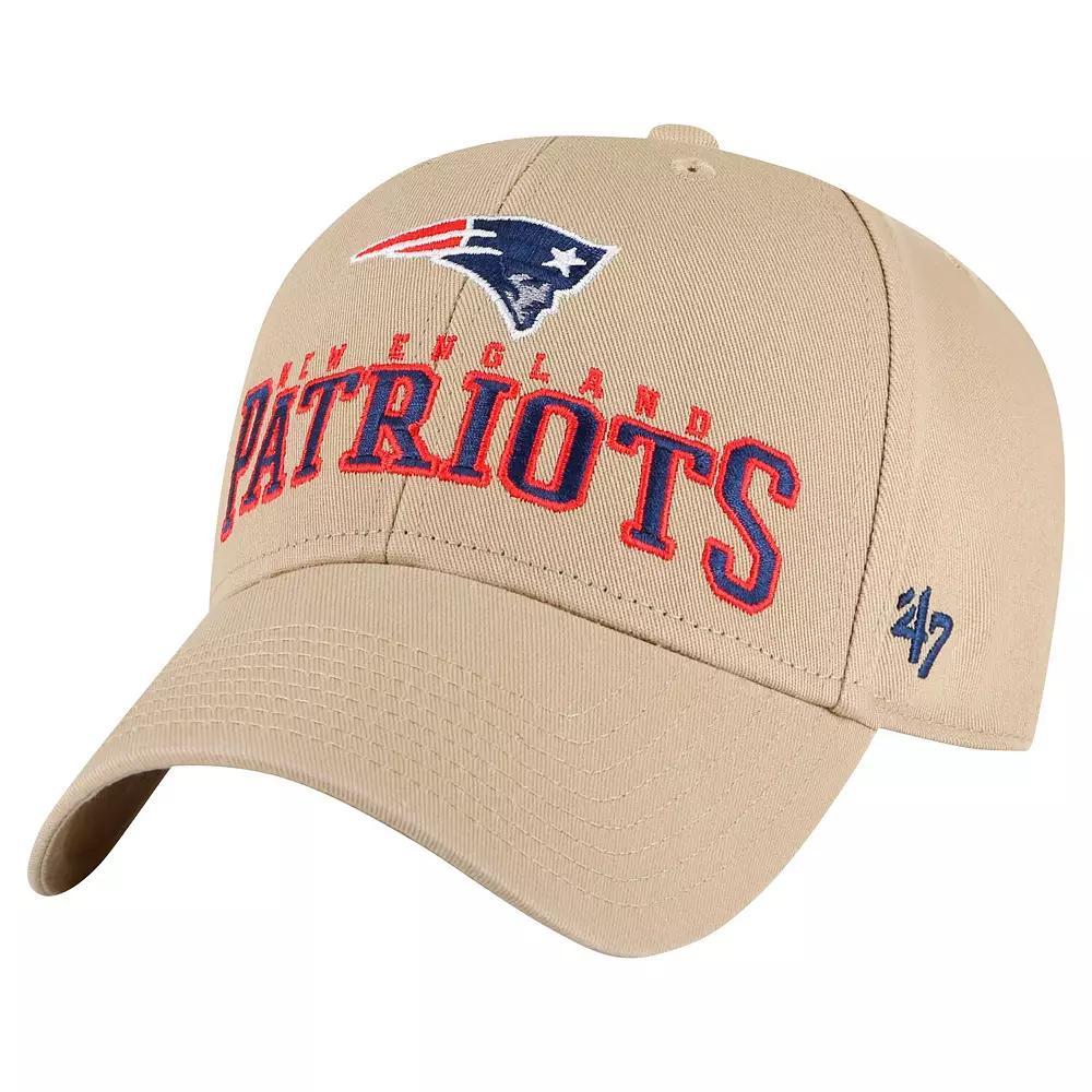 Men's '47 Khaki Jacksonville Jaguars Powell MVP Adjustable Hat, Beig K Product Image