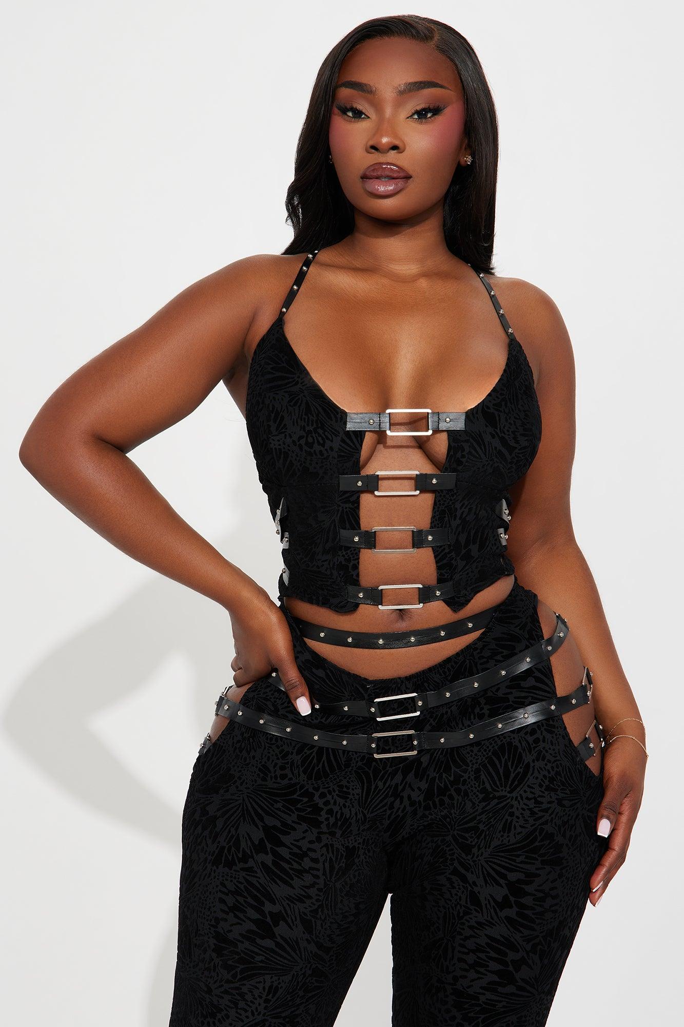 Don't Call Me Pant Set - Black Product Image