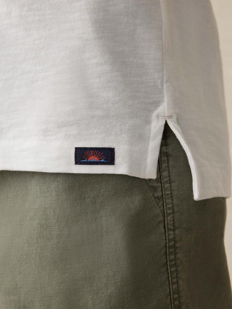 Sunwashed T-Shirt Polo - White Product Image