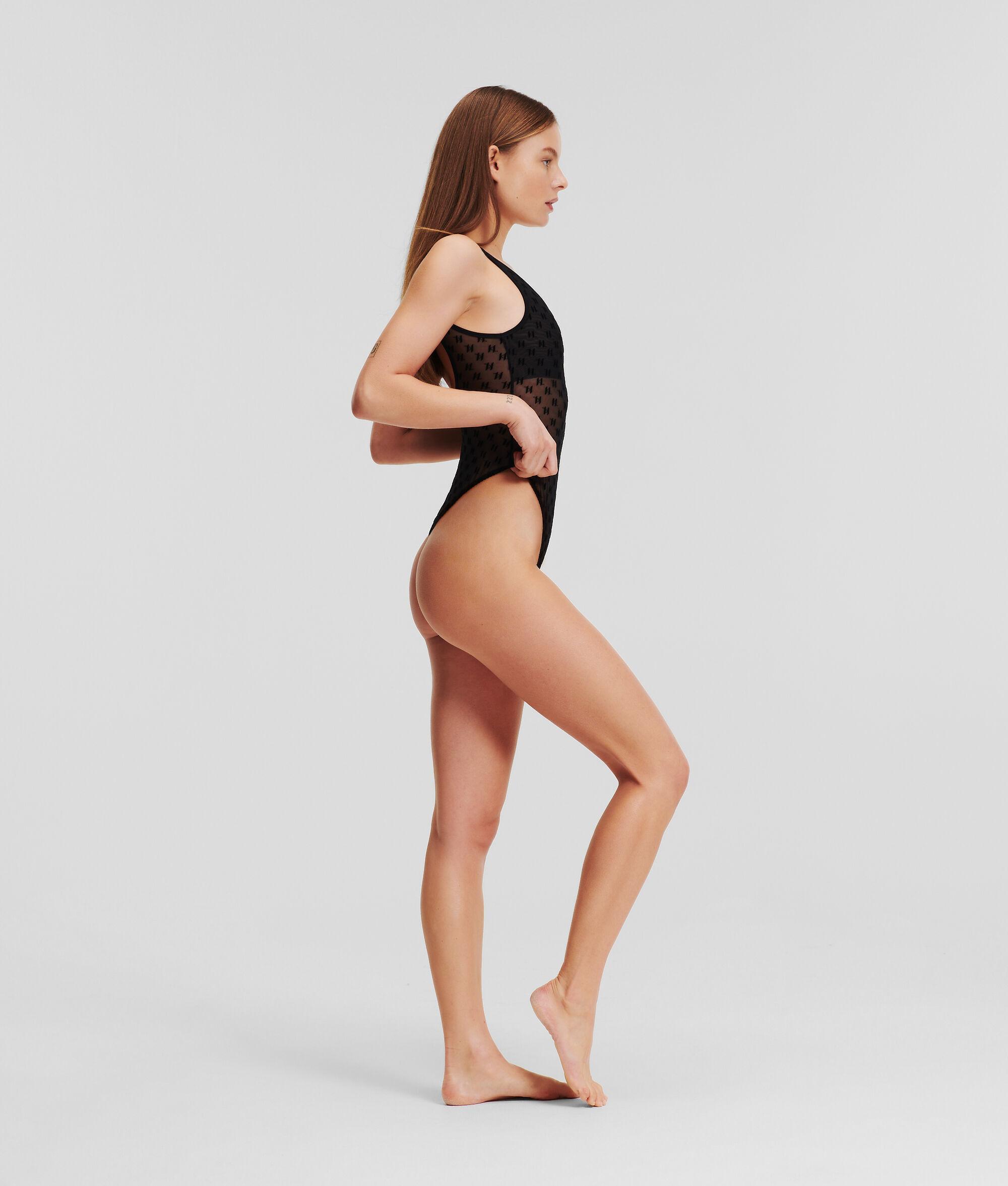 MONOGRAM MESH BODYSUIT Product Image