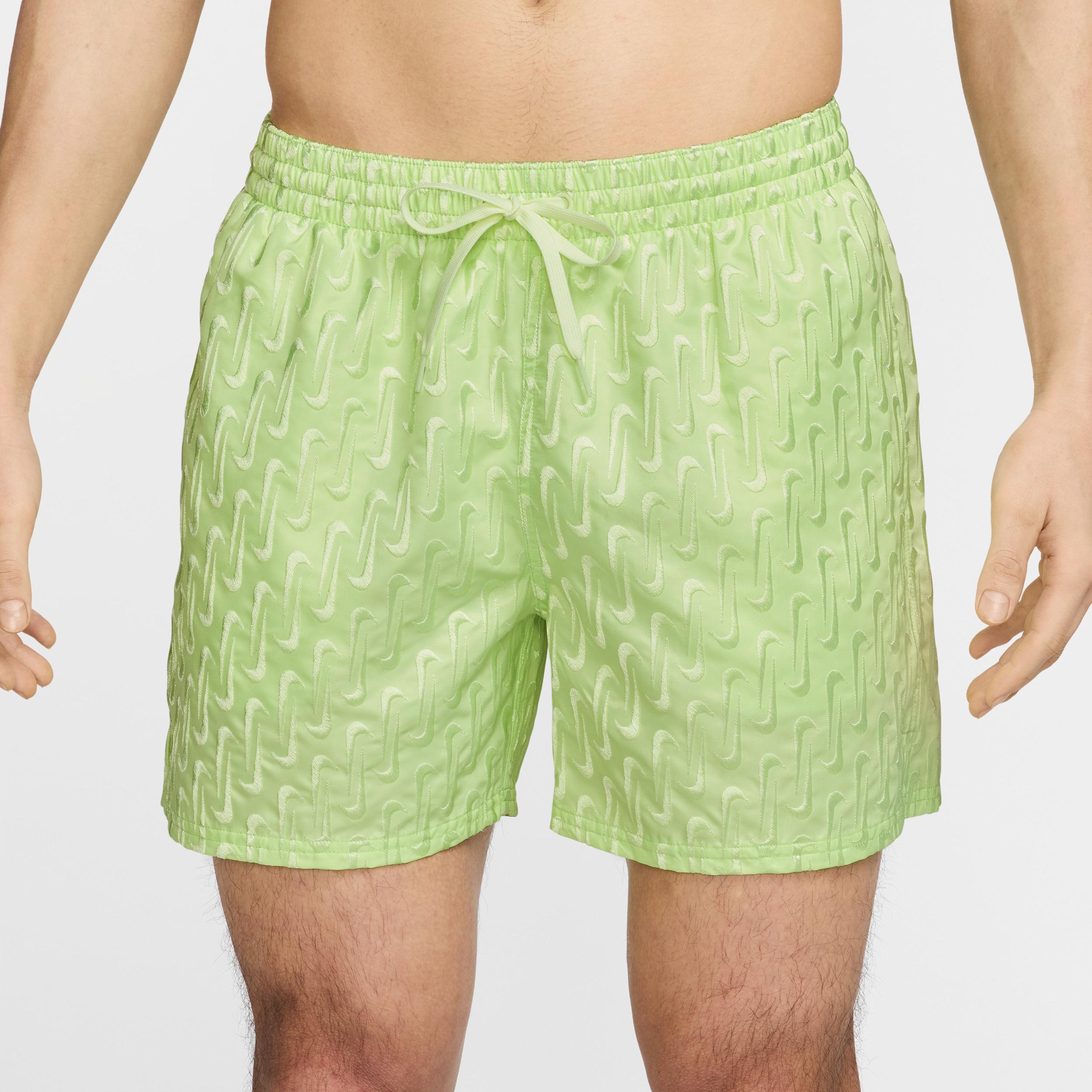 Nike Men's Swim Breaker Swoosh logo Link 5" Fully Lined Volley Shorts Product Image
