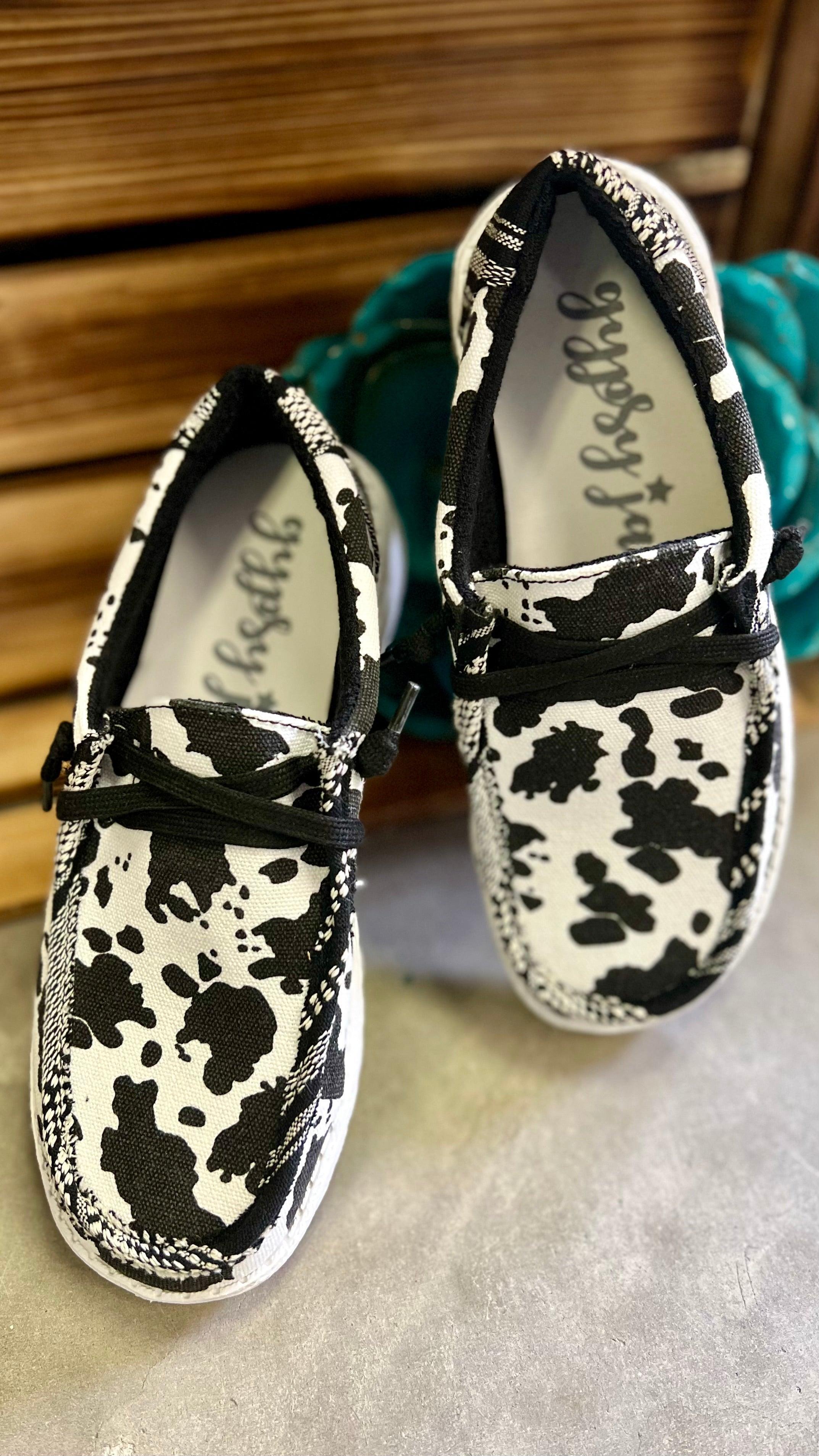 Cow in a Meadow Loafers Product Image