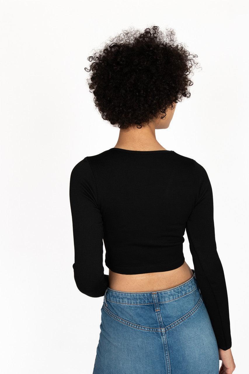 Seamless Long Sleeve V Neck Shirt Product Image