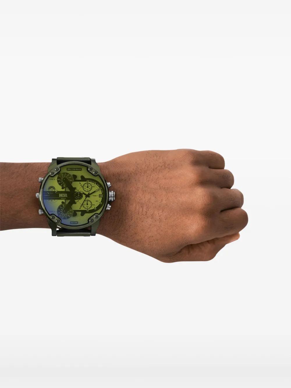 DIESEL Men's Mr. Daddy 2.0 Quartz Chronograph Green Stainless Steel 57mm Product Image