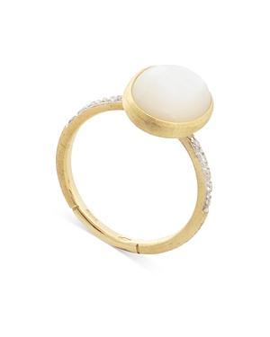 Womens Siviglia 18K Yellow Gold, Mother-Of-Pearl & 0.8 TCW Diamond Ring Product Image