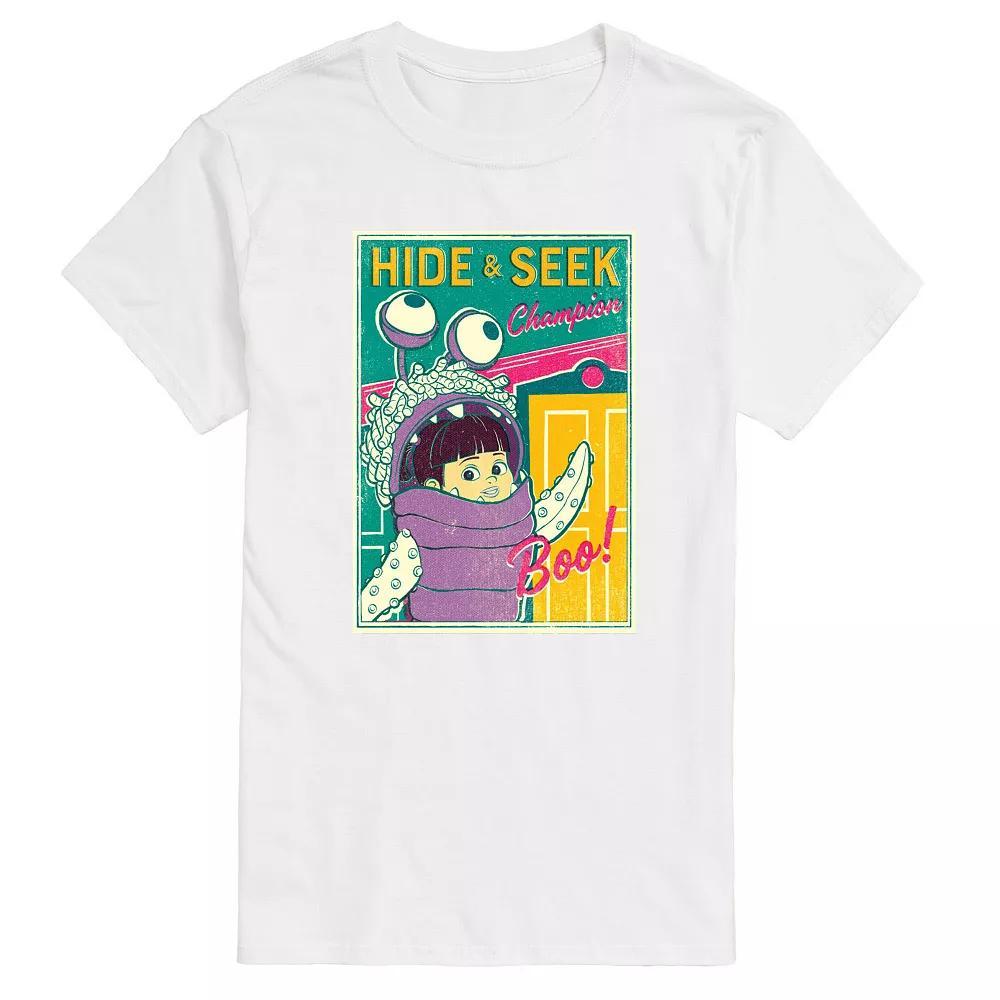 Disneys Monsters Inc. Big & Tall Boo Hide Seek Graphic Tee, Mens Product Image