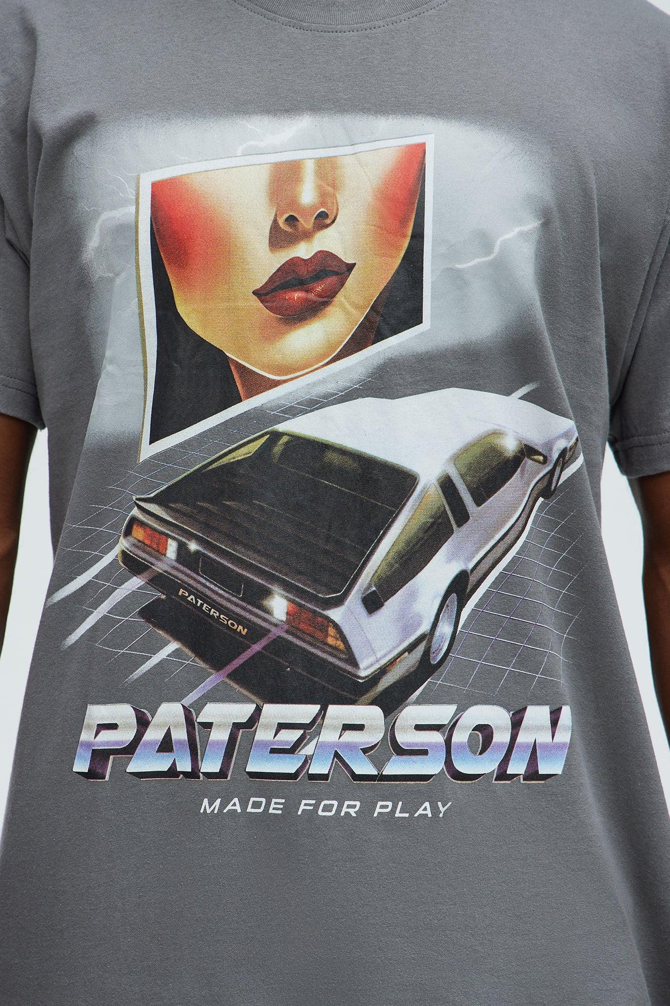 Paterson Back For Play Short Sleeve Tee - Grey Product Image