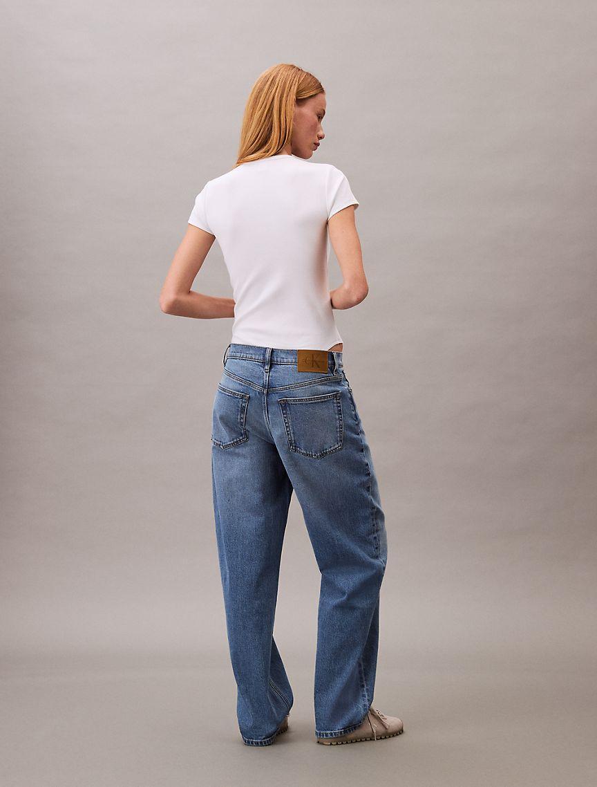Cotton Contour Rib Short Sleeve Bodysuit Product Image