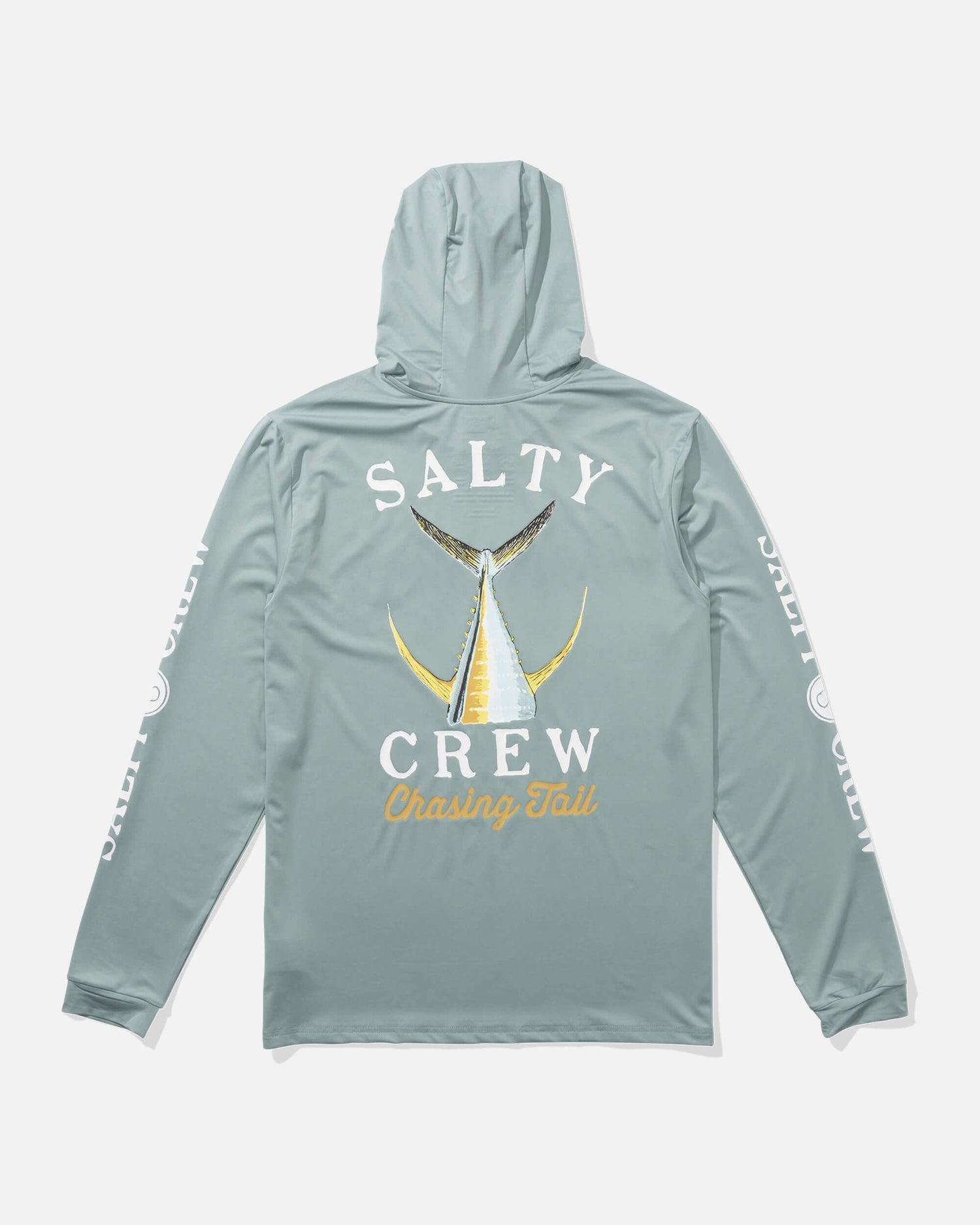 Tailed Sunshirt Hoodie - Mackerel Male Product Image
