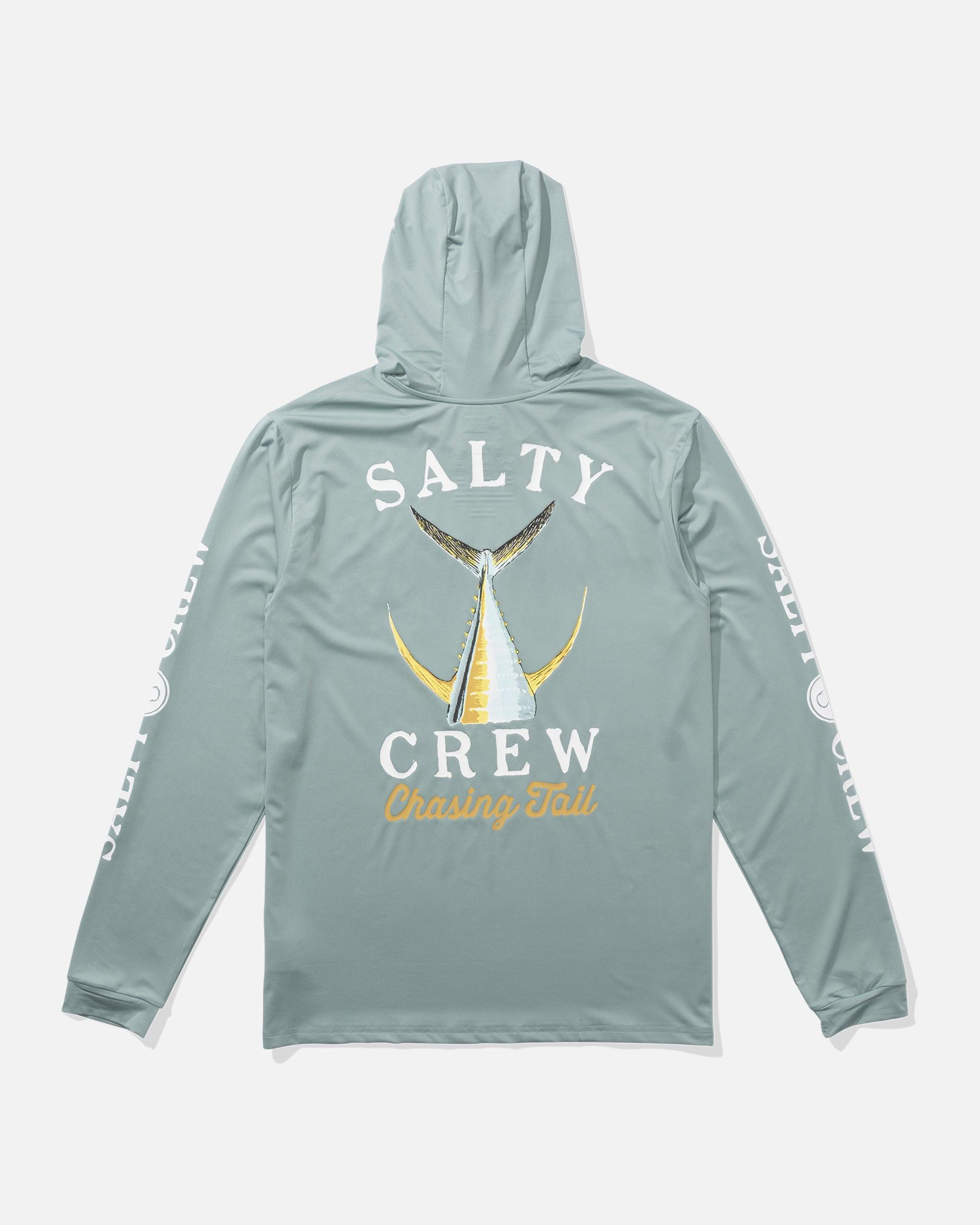 Tailed Sunshirt Hoodie - Mackerel Male Product Image