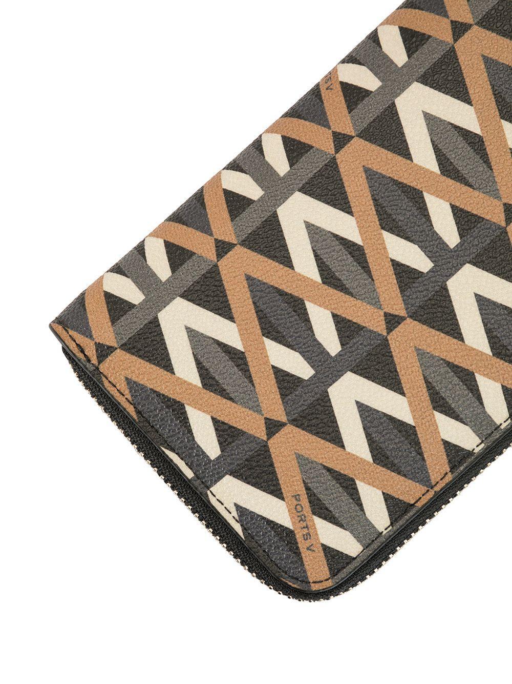 geometric-print cardholder Product Image