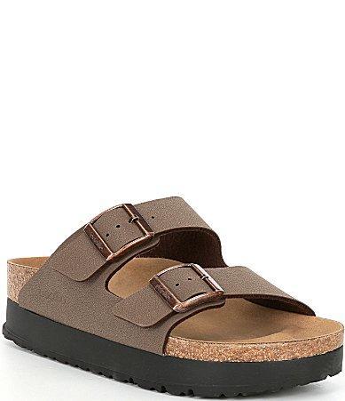 Birkenstock Womens Arizona Platform Flex Double Buckle Sandals Product Image