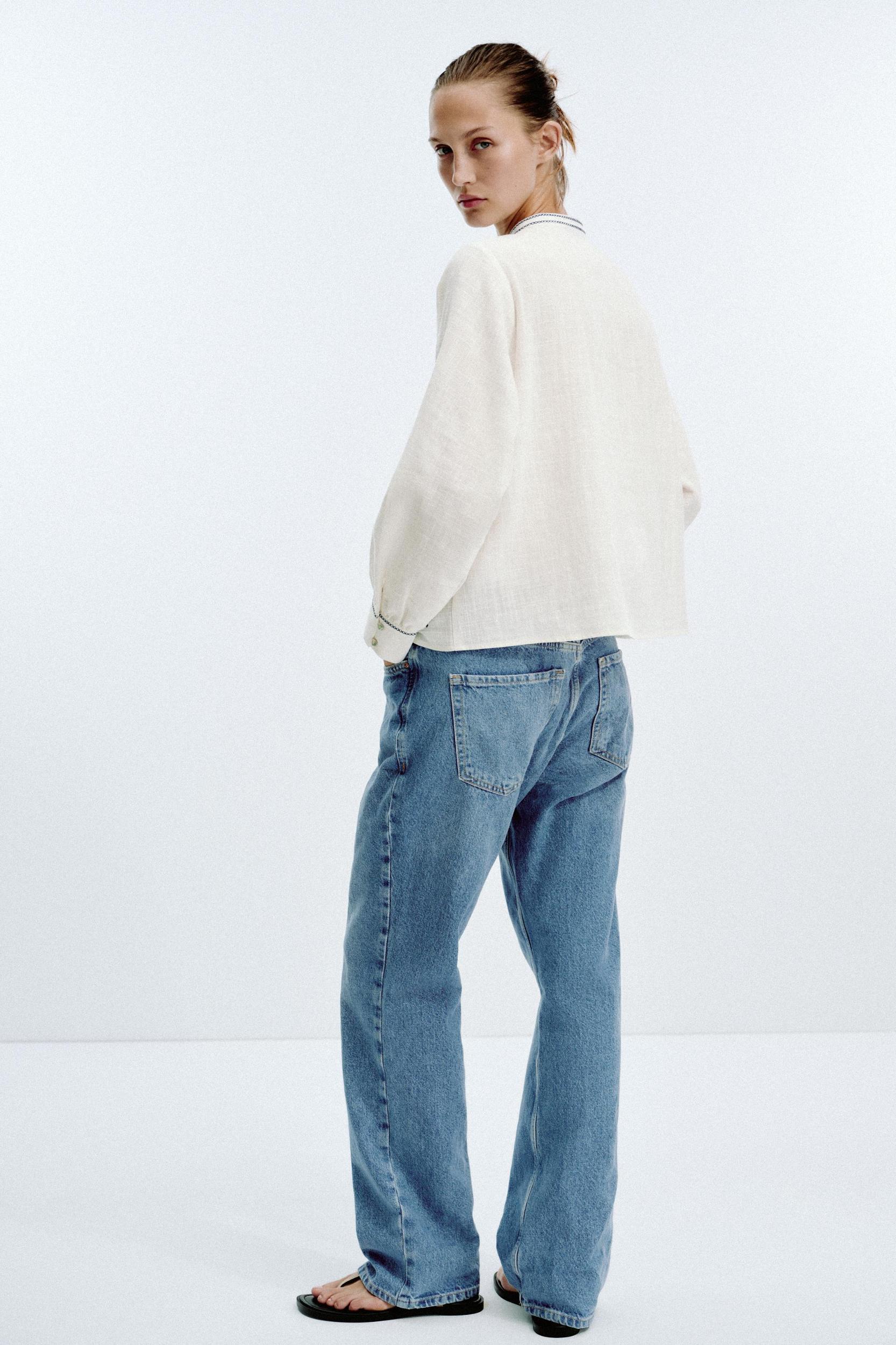 EMBROIDERED RUSTIC BLOUSE Product Image