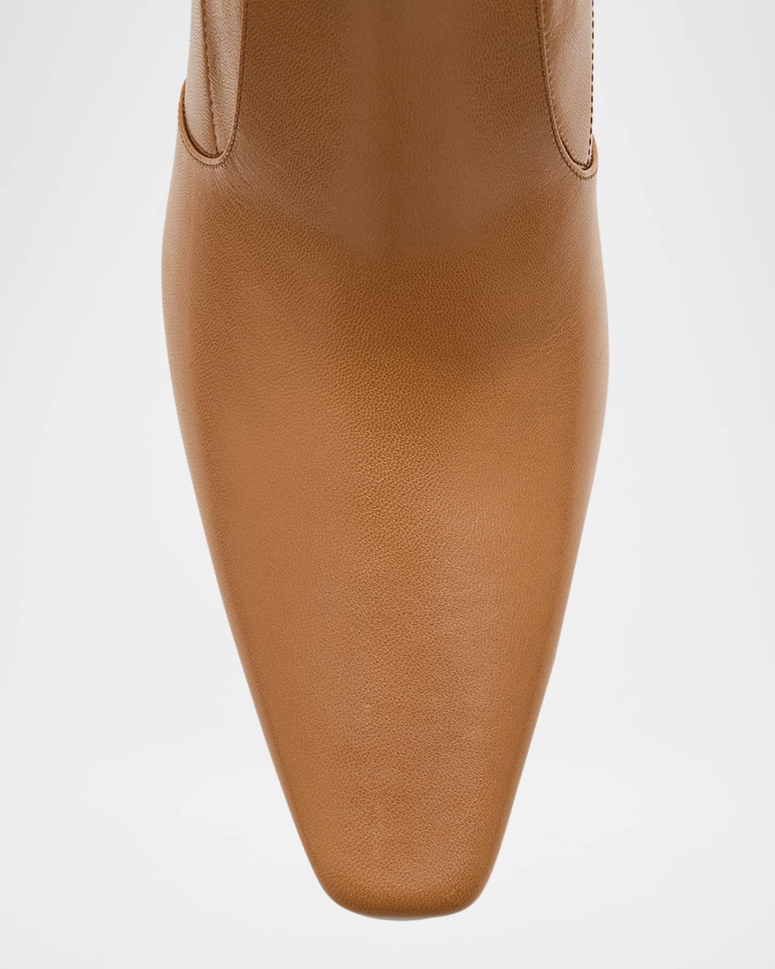 Francoise Smooth Leather Knee-High Boots Product Image