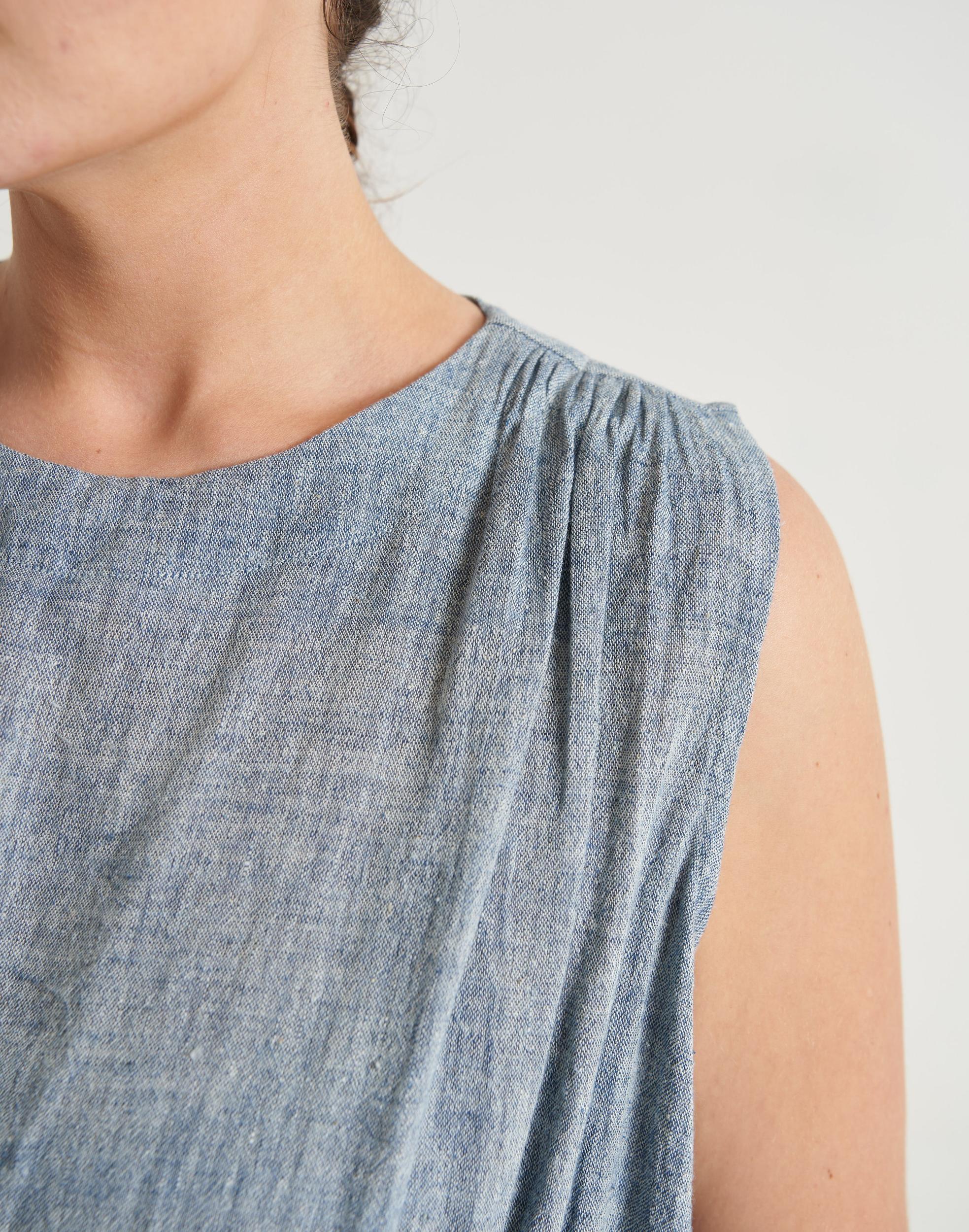 Indigo organic midi Dress Product Image