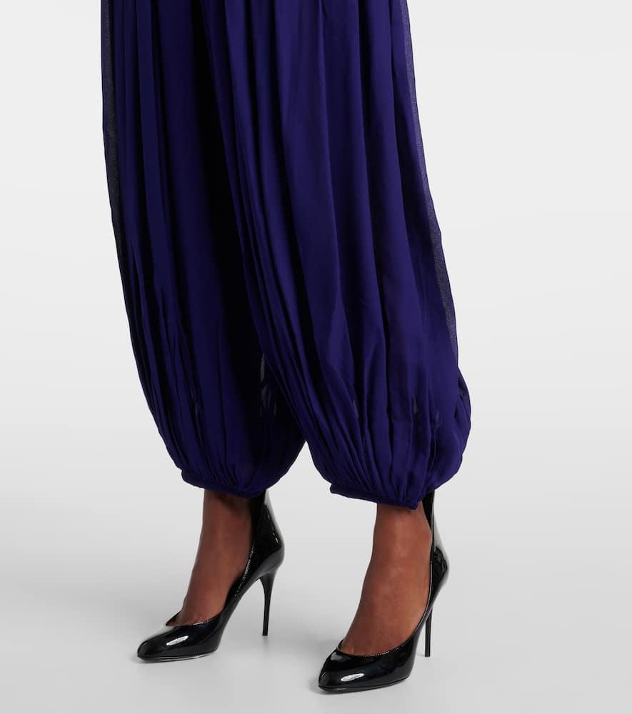 ALAÏA Balloon Wide-leg Pants In Purple Product Image