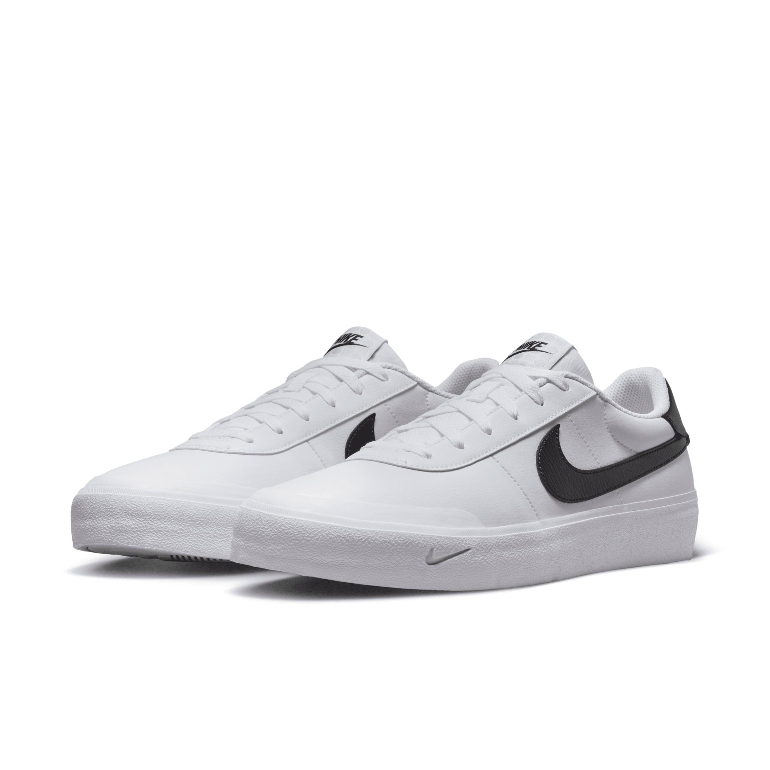 Nike Court Shot Men's Shoes, Size: 7.5, White Black Product Image