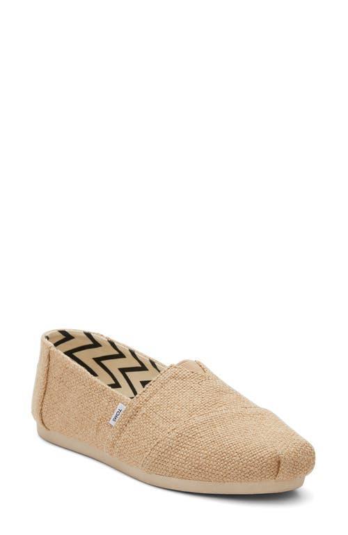 Toms Womens Alpargata Wide Canvas Flats Product Image