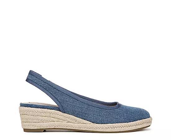 LifeStride Kayden Women's Espadrille Singback Shoes, Size: 7.5, Blue Blue Product Image
