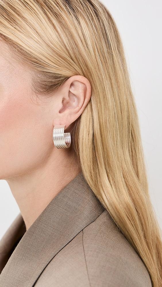 Jennifer Zeuner Jewelry Cairo 1" Hoops | Shopbop Product Image
