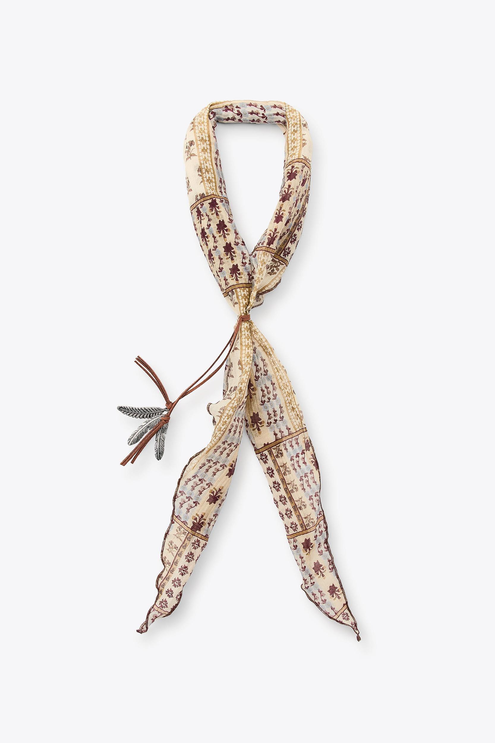 FEATHER PRINT BANDANA Product Image