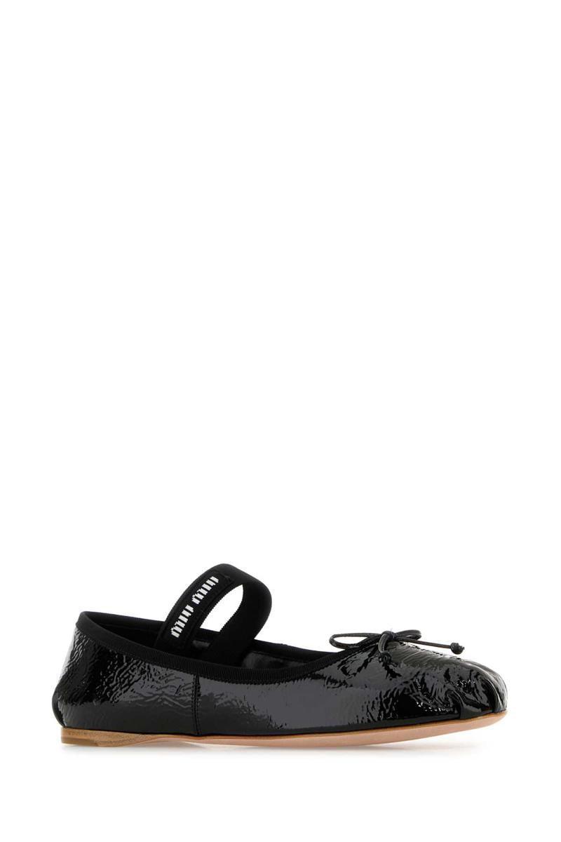 logo-strap ballerina shoes Product Image