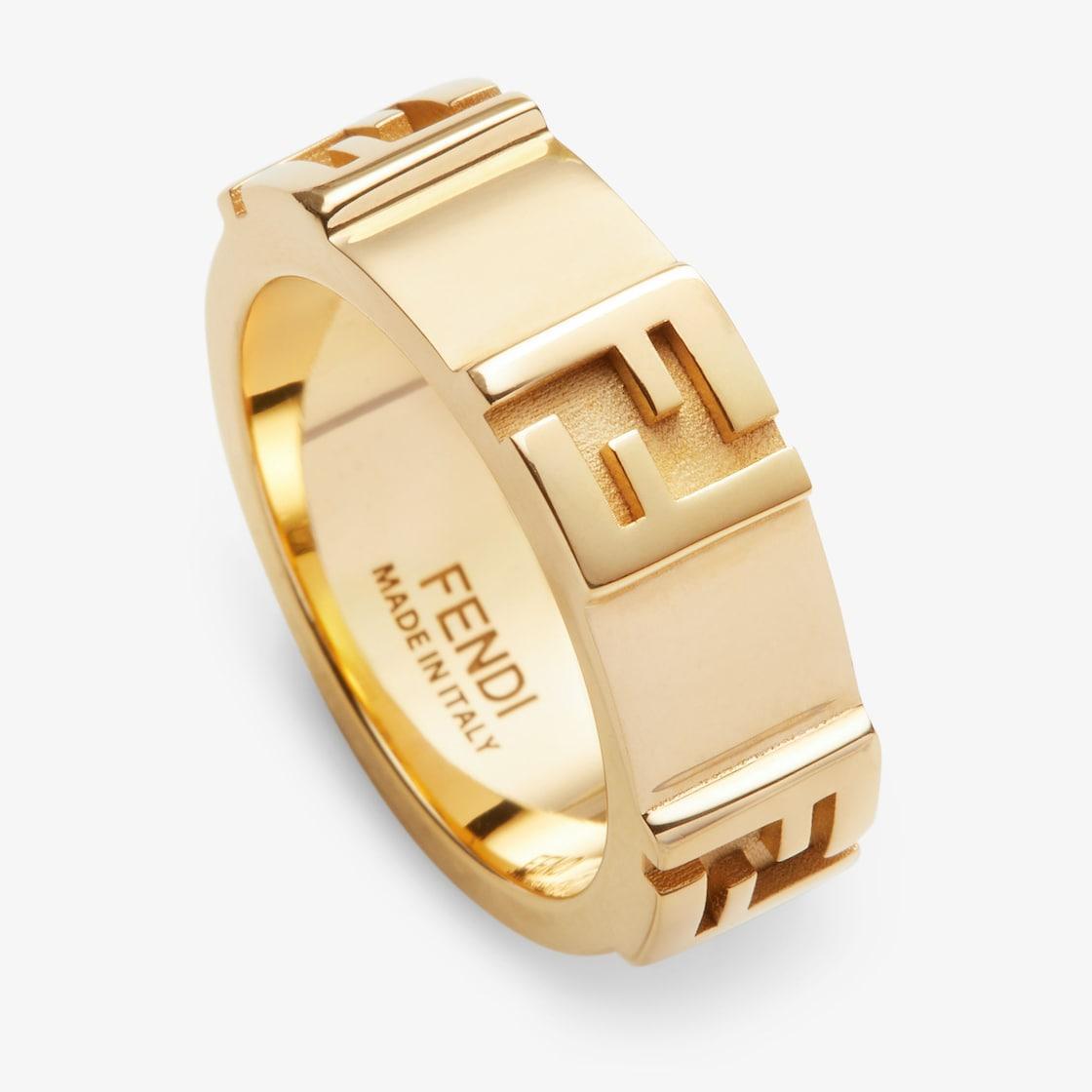 Forever Fendi ringGold-colored metal ring Product Image